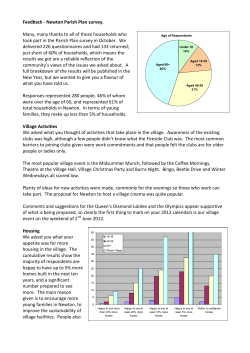 Newton Parish Survey 2011