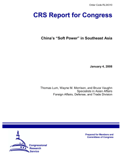 China`s &ldquo;Soft Power&rdquo; in Southeast Asia - USC U.S.