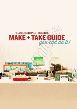 make + take guide