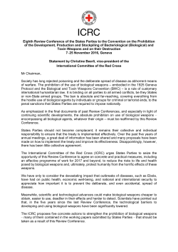 International Committee of the Red Cross