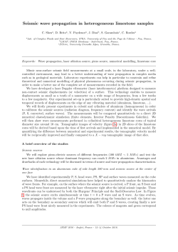 Seismic wave propagation in heterogeneous