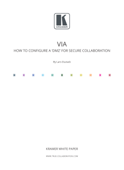 how to configure a `dmz` for secure collaboration