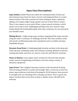 Aqua Class Descriptions