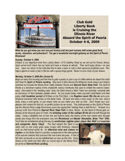 Club Gold Liberty Bank is Cruising the Illinois River Aboard the Spirit