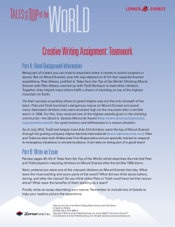 Creative Writing Assignment: Teamwork
