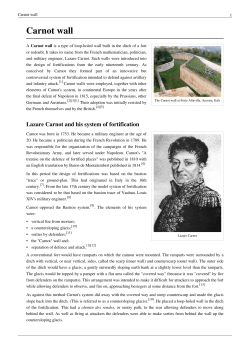 Carnot wall - Littlehampton Fort