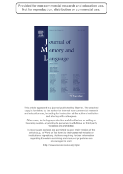 Author`s personal copy - Department of Psychology