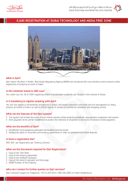 ejari registration at dubai technology and media free zone