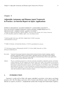 Chapter 0 Adjustable Autonomy and Human