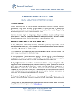 Female LF Participation Policy Paper