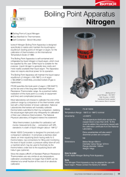 Boiling Point Apparatus Nitrogen