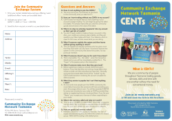 Community Exchange Network Tasmania (CENTS)