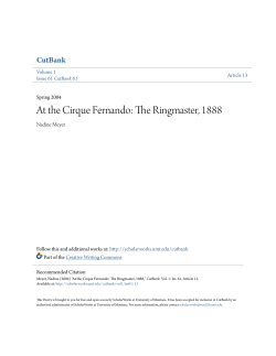 At the Cirque Fernando: The Ringmaster, 1888