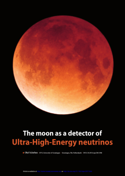 The moon as a detector of Ultra-High