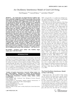 An oscillatory interference model of grid cell firing