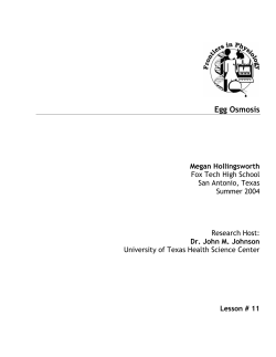 Egg Osmosis - Life Science Teaching Resource Community