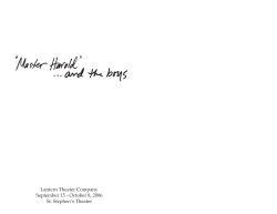 Master Harold program.indd