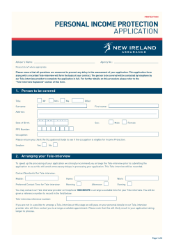 New Ireland Income Protection Application Form