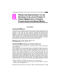 Predicting Discontinuity in the Decision to Allocate Funds