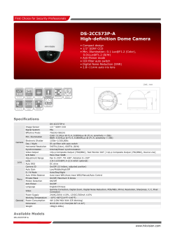DS-2CC573P-A High-definition Dome Camera