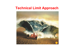 Technical Limit Approach