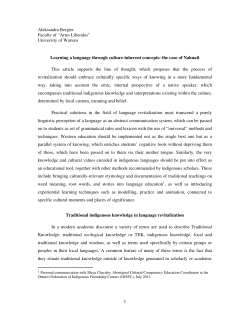 file - Revitalizing Endangered Languages