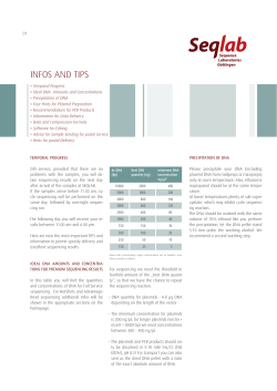 infos and tips