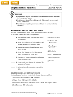 Chapter Review