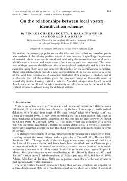 On the relationships between local vortex identification
