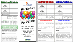 Let us host your child`s next Birthday Party.
