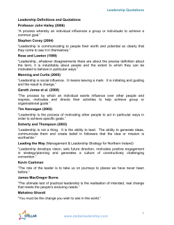 Leadership Quotations