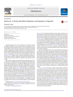 Mimecan: A Newly Identified Adipokine and Regulator of Appetite