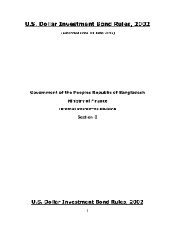 US Dollar Investment Bond Rules, 2002