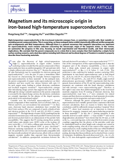 Magnetism and its microscopic origin in iron