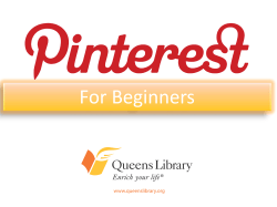 For Beginners - Queens Library