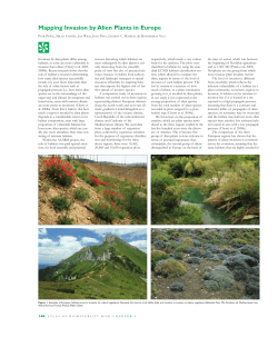 Mapping Invasion by Alien Plants in Europe