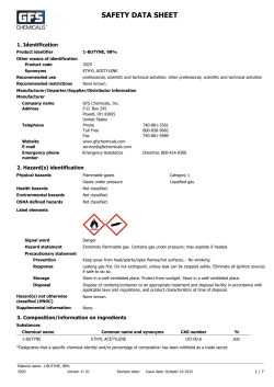 MSDS - GFS Chemicals
