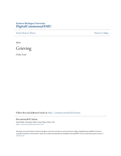 Grieving - Digital Commons @ EMU