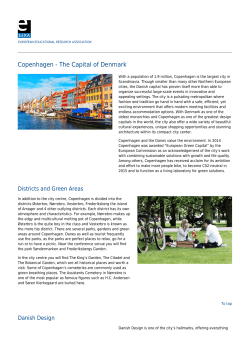 EERA: Copenhagen - The Capital of Denmark