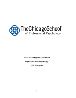 Psy.D. Clinical Psychology - DC