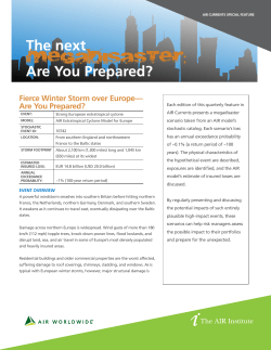 Fierce Winter storm over europe&mdash; Are You