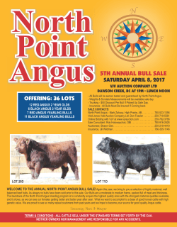 Angus5TH ANNUAL BULL SALE