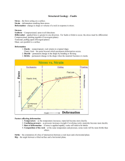 Structural Geology