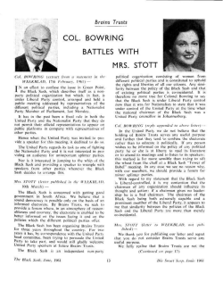 COL BOWRING BATTLES WITH MRS. STOTT