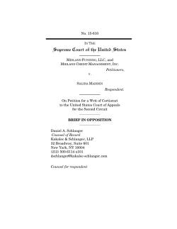 BRIEF IN OPPOSITION