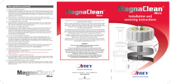 MagnaClean Micro Installation leaflet