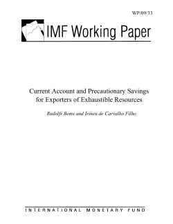 Current Account and Precautionary Savings for Exporters of