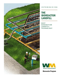 The Bioreactor Landfill