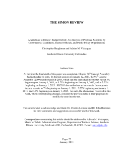 Alternatives to Illinois` Budget Deficit