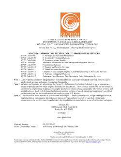 GSA IT Schedule